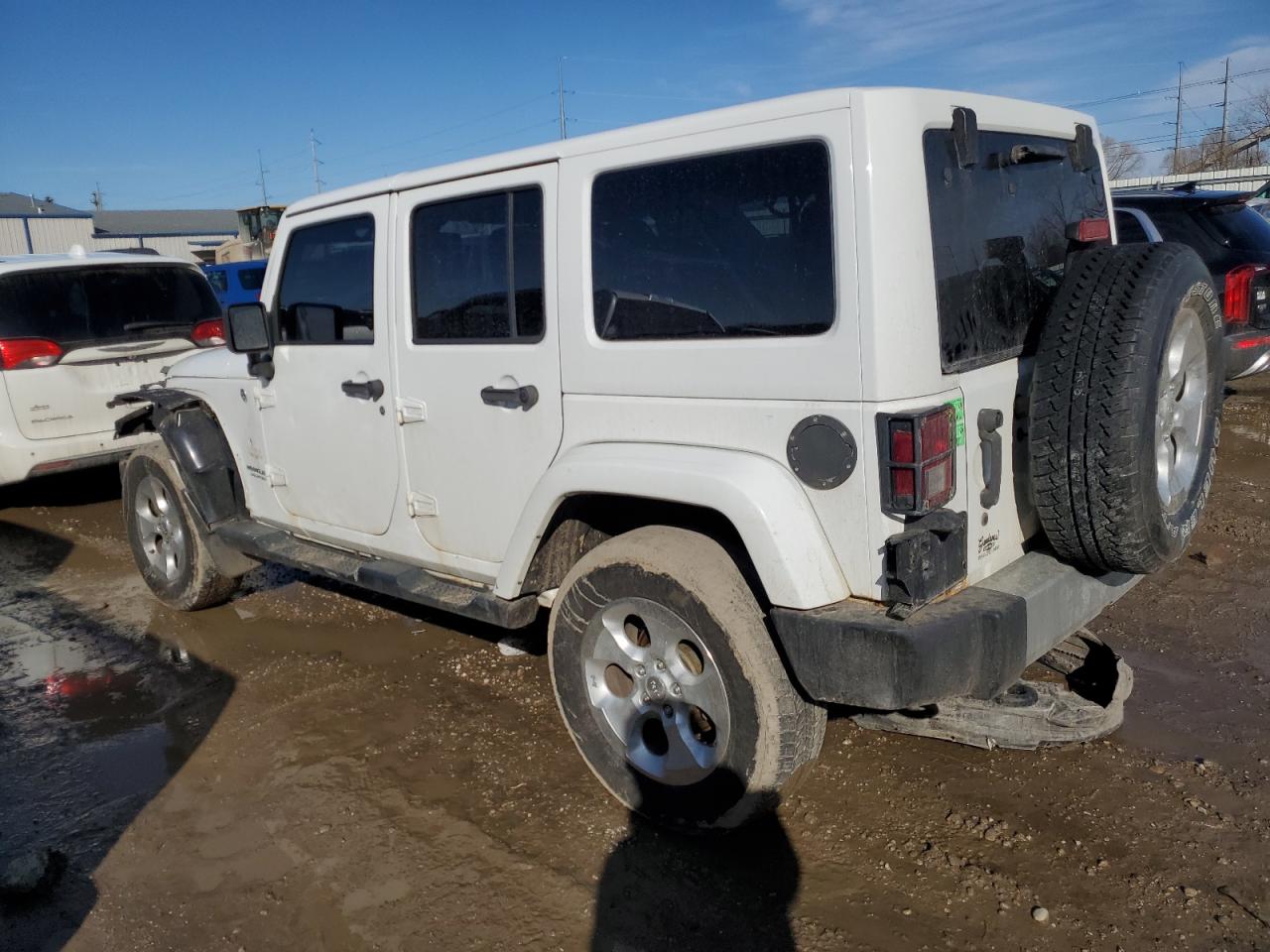 2014 Jeep Wrangler VIN 1C4BJWEG0EL108834 Copart auction photo, front end / minor dent/scratches damage thumbnail 2