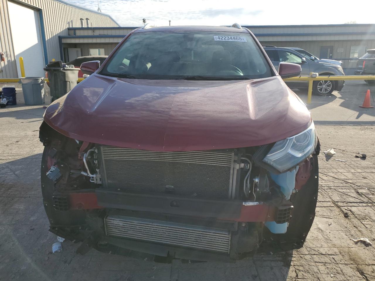 2018 Chevrolet Equinox VIN 3GNAXKEX6JS504989 Copart auction photo, front end damage thumbnail 5