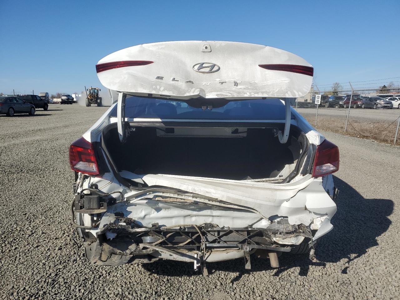 2020 Hyundai Elantra VIN 5NPD84LF0LH547021 Copart auction photo, rear end damage thumbnail 6