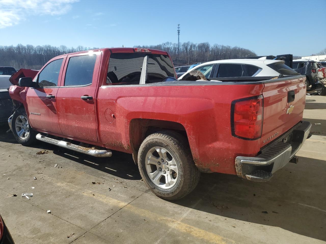 2015 Chevrolet Silverado VIN 3GCPCPEC0FG244561 Copart auction photo, front end damage thumbnail 2
