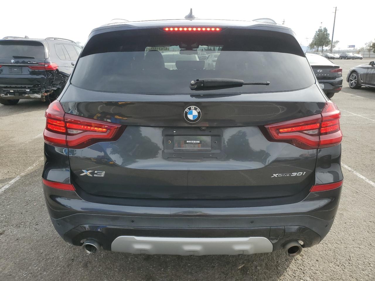 2021 BMW X3 VIN 5UXTY5C05M9H46123 Copart auction photo, front end / side damage thumbnail 6