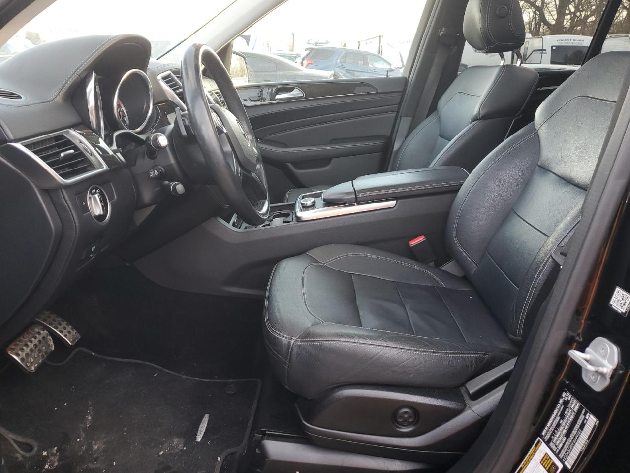 2015 Mercedes-Benz M-klasse VIN 4JGDA5GB5FA499282 Copart auction photo, front end / side damage thumbnail 7
