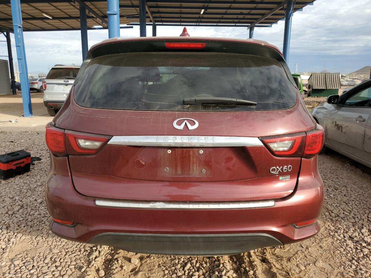 2020 Infiniti QX60 VIN 5N1DL0MN0LC501161 Copart auction photo, front end damage thumbnail 6