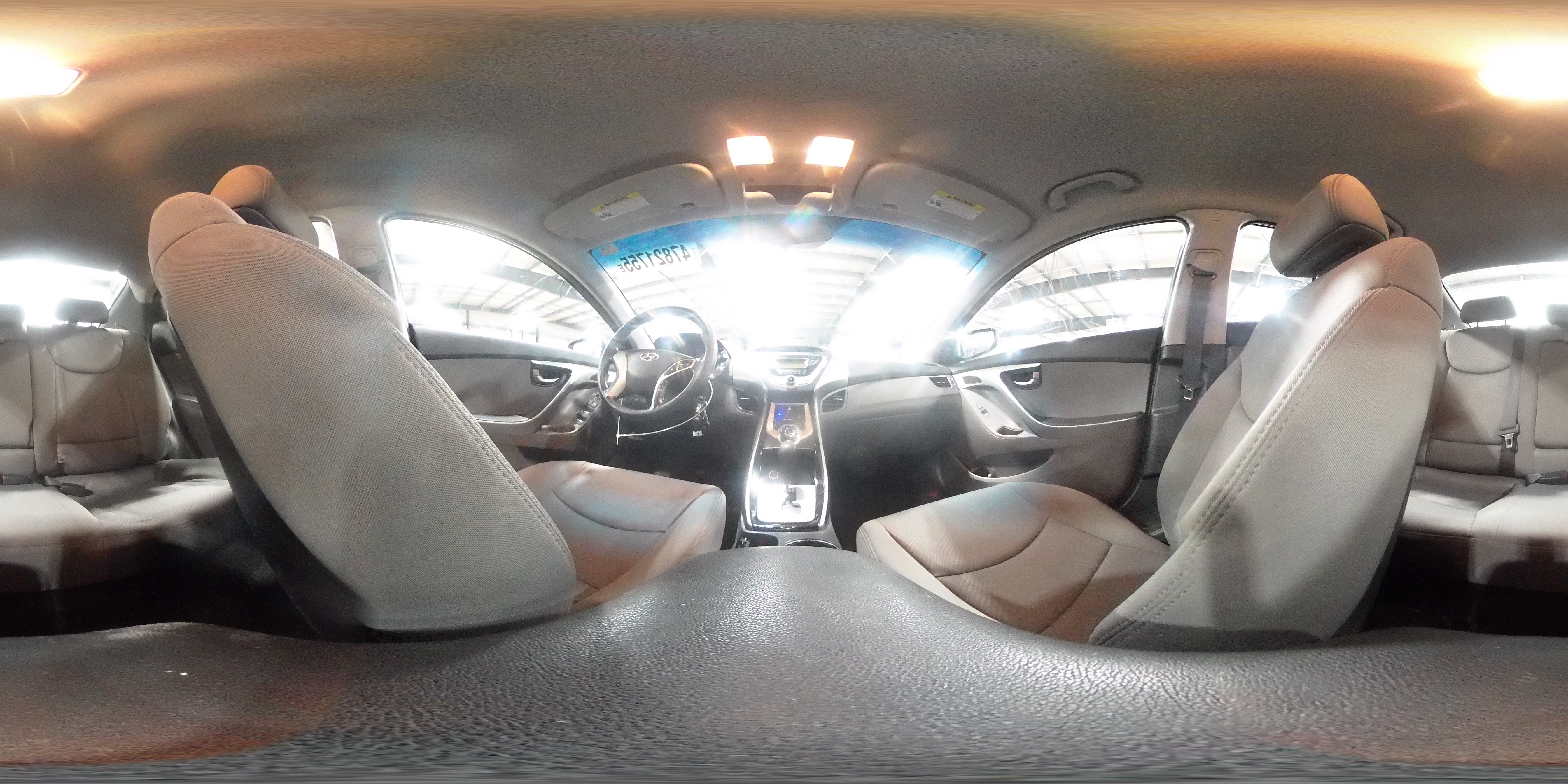 2012 Hyundai Elantra VIN KMHDH4AE9CU281672 Copart auction photo, rear end damage thumbnail 14