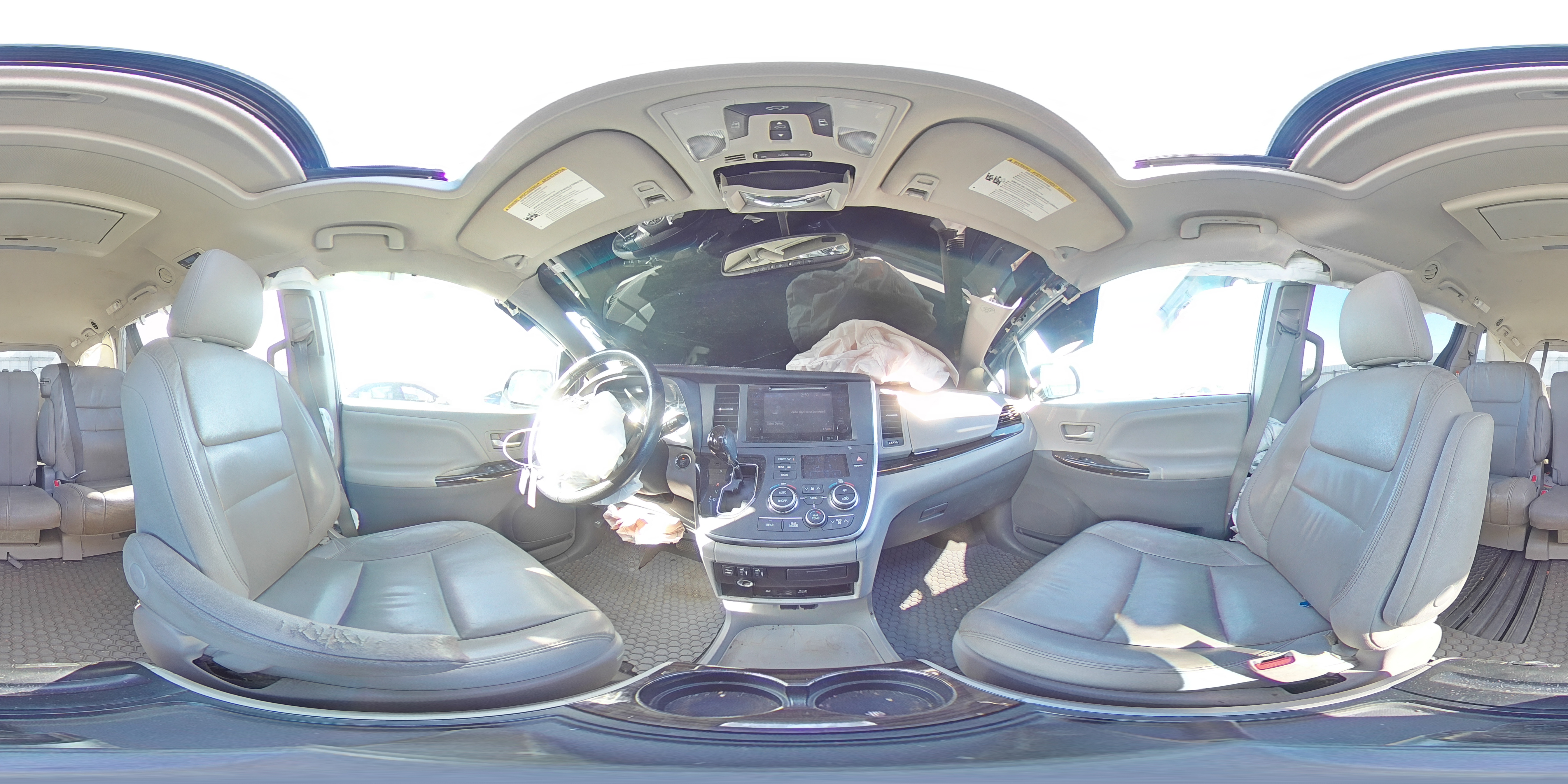 2015 Toyota Sienna VIN 5TDYK3DC9FS568739 Copart auction photo, front end damage thumbnail 13