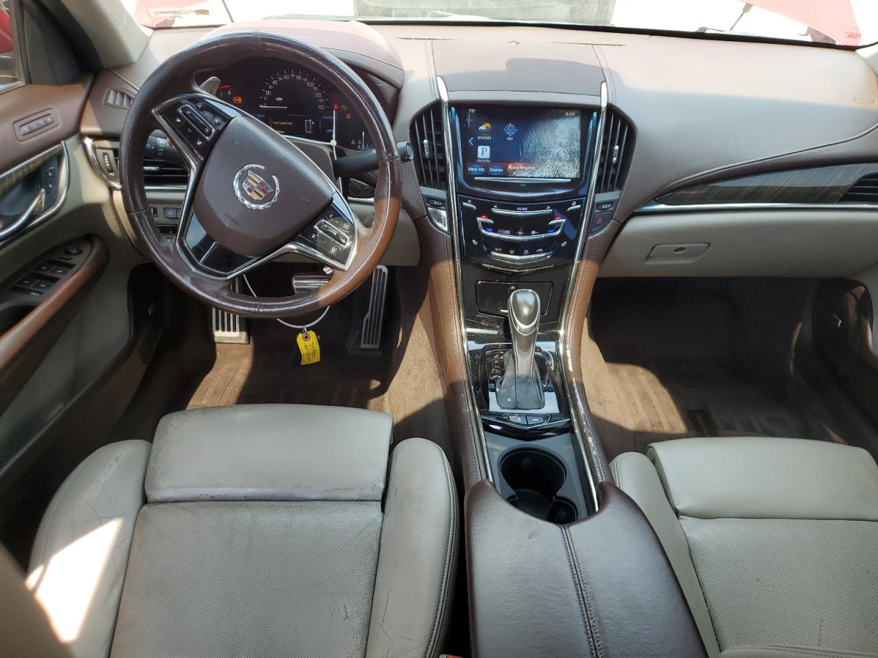 2013 Cadillac ATS VIN 1G6AL5S31D0131107 Copart auction photo, front end / undercarriage damage thumbnail 8
