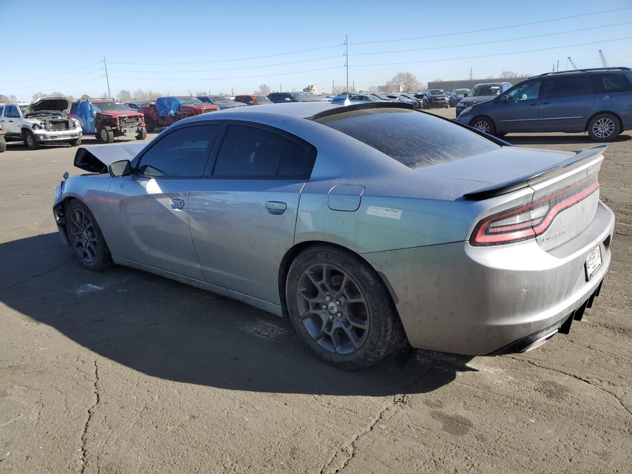 2018 Dodge Charger VIN 2C3CDXJG9JH222348 Copart auction photo, front end damage thumbnail 2