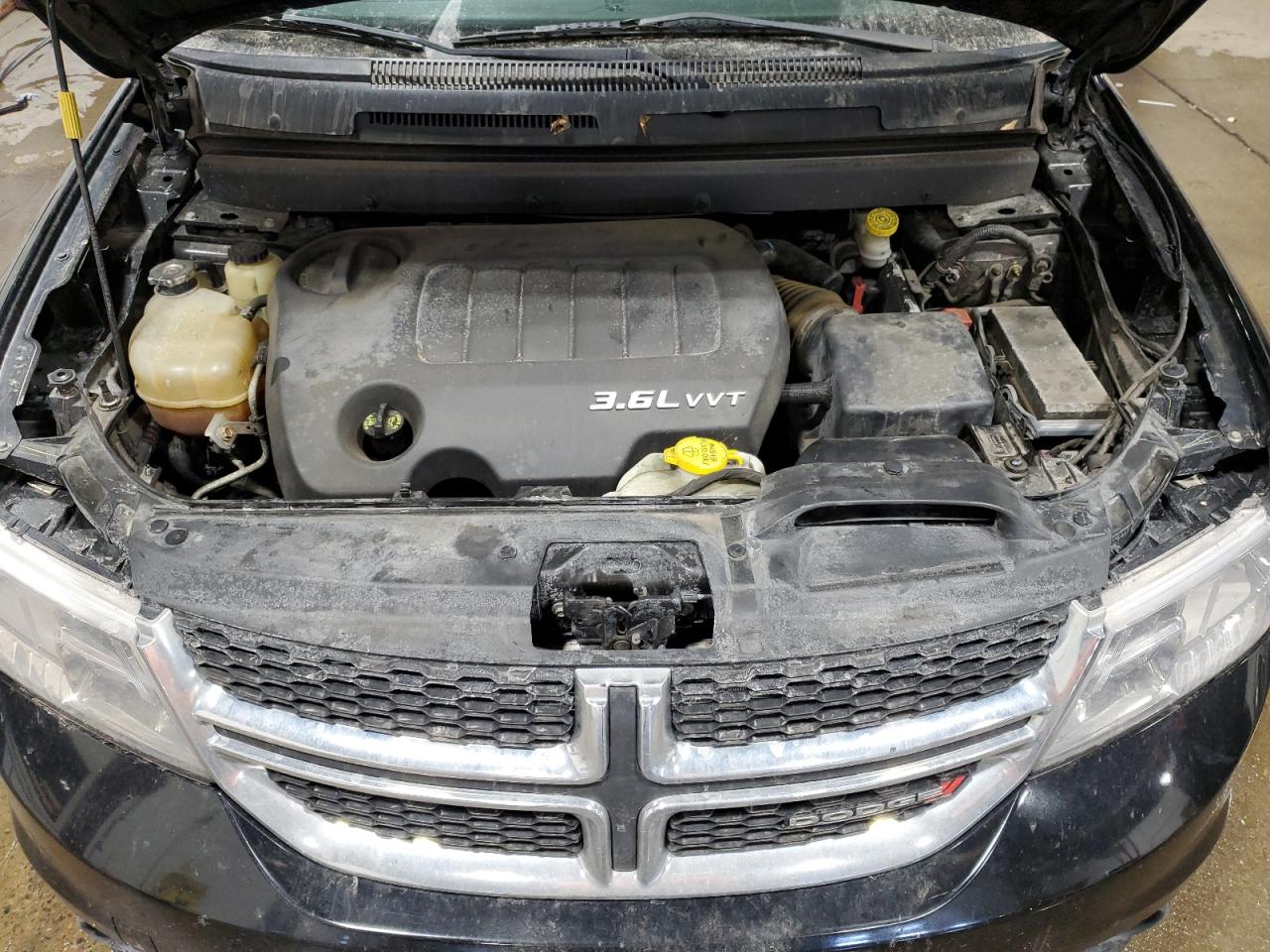 2014 Dodge Journey VIN 3C4PDDBG9ET158450 Copart auction photo, undercarriage damage thumbnail 12