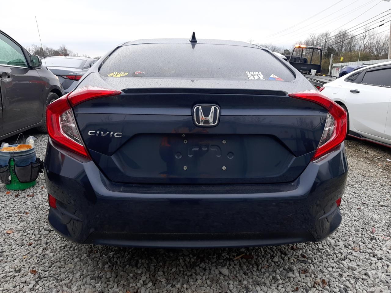 2016 Honda Civic VIN 19XFC1F70GE003591 Copart auction photo, side damage thumbnail 6