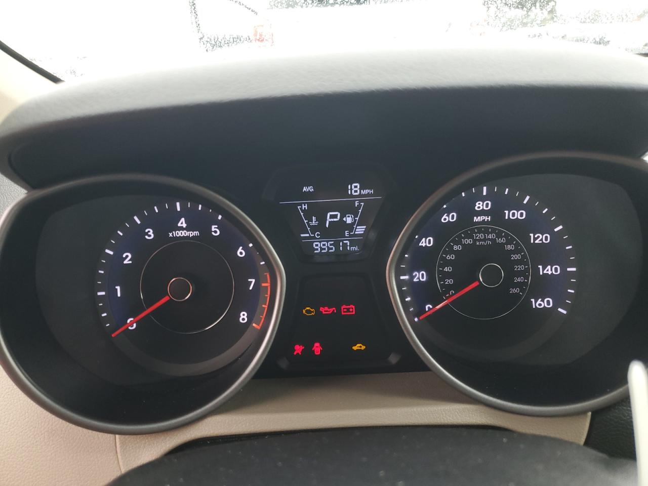 2016 Hyundai Elantra VIN 5NPDH4AE1GH676191 Copart auction photo, front end damage thumbnail 9