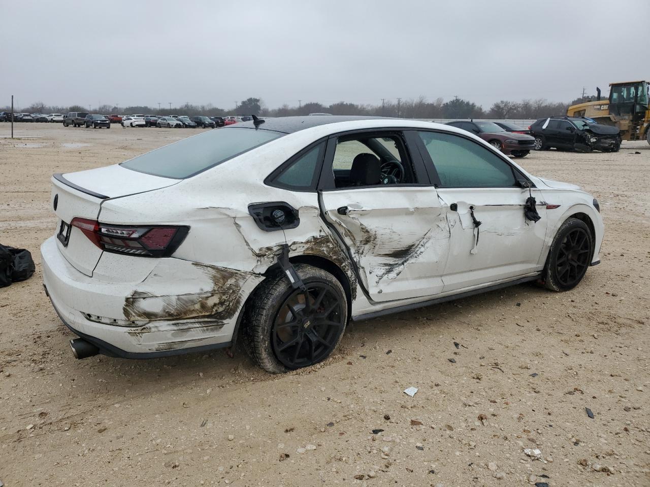 2019 Volkswagen Jetta VIN 3VW5T7BU3KM150820 Copart auction photo, side / undercarriage damage thumbnail 3