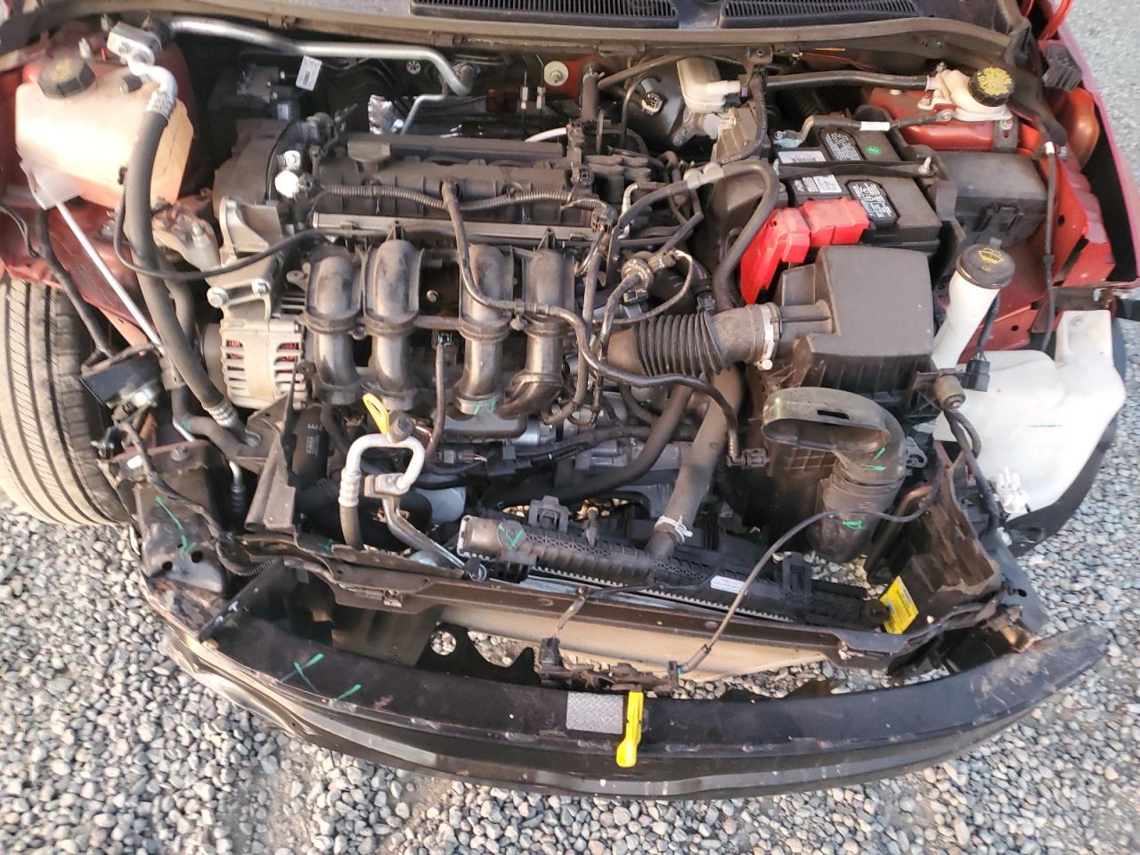 2019 Ford Fiesta VIN 3FADP4BJ0KM109624 Copart auction photo, front end damage thumbnail 11