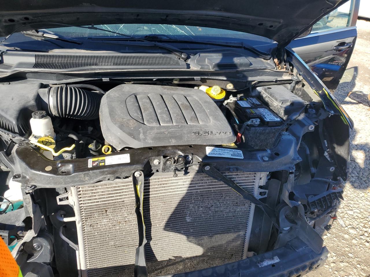 2019 Dodge Caravan VIN 2C4RDGCG3KR695368 Copart auction photo, front end damage thumbnail 12