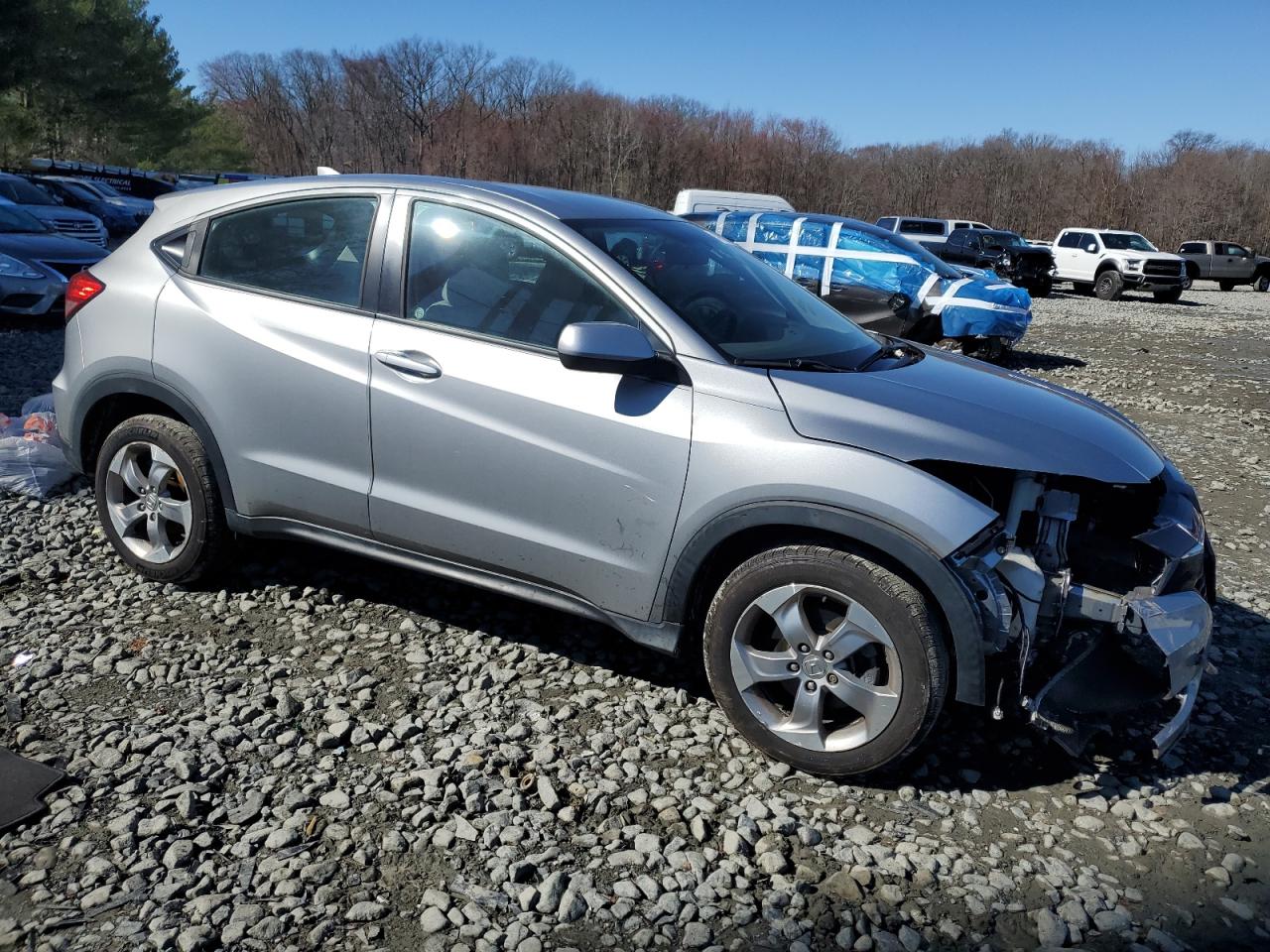 2018 Honda HR-V VIN 3CZRU6H30JG727482 Copart auction photo, front end damage thumbnail 4