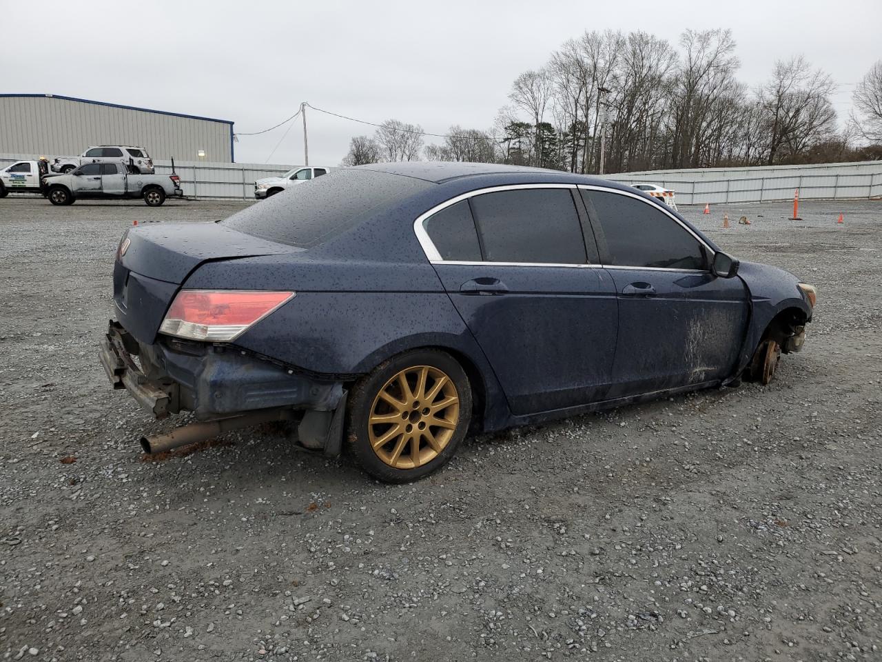 2009 Honda Accord VIN 1HGCP26749A014002 Copart auction photo, front end / rear end damage thumbnail 3