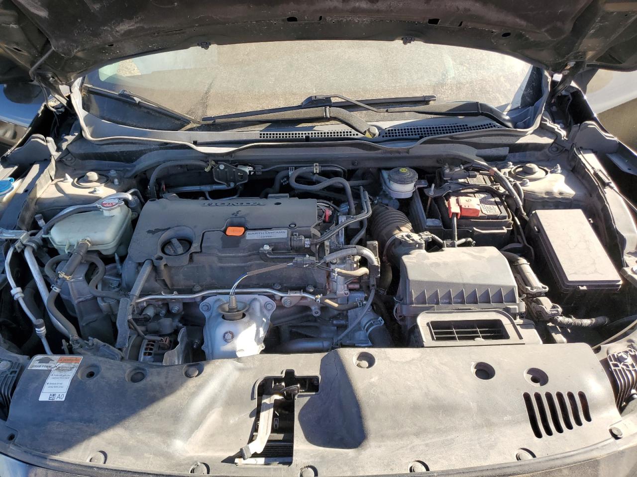 2018 Honda Civic VIN 2HGFC2F54JH605993 Copart auction photo, side / rear end damage thumbnail 11