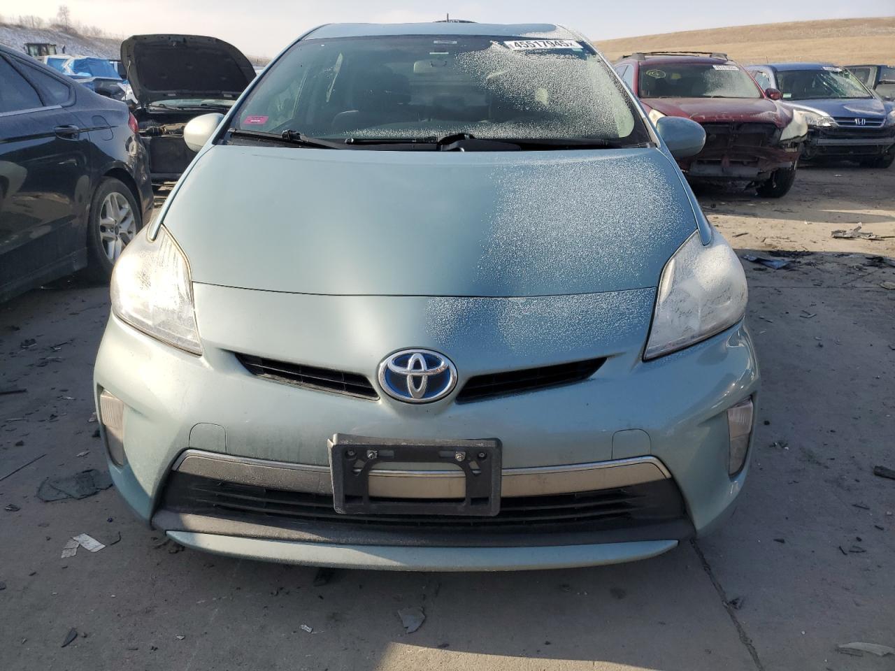 2014 Toyota Prius VIN JTDKN3DP7E3055635 Copart auction photo, side damage thumbnail 5