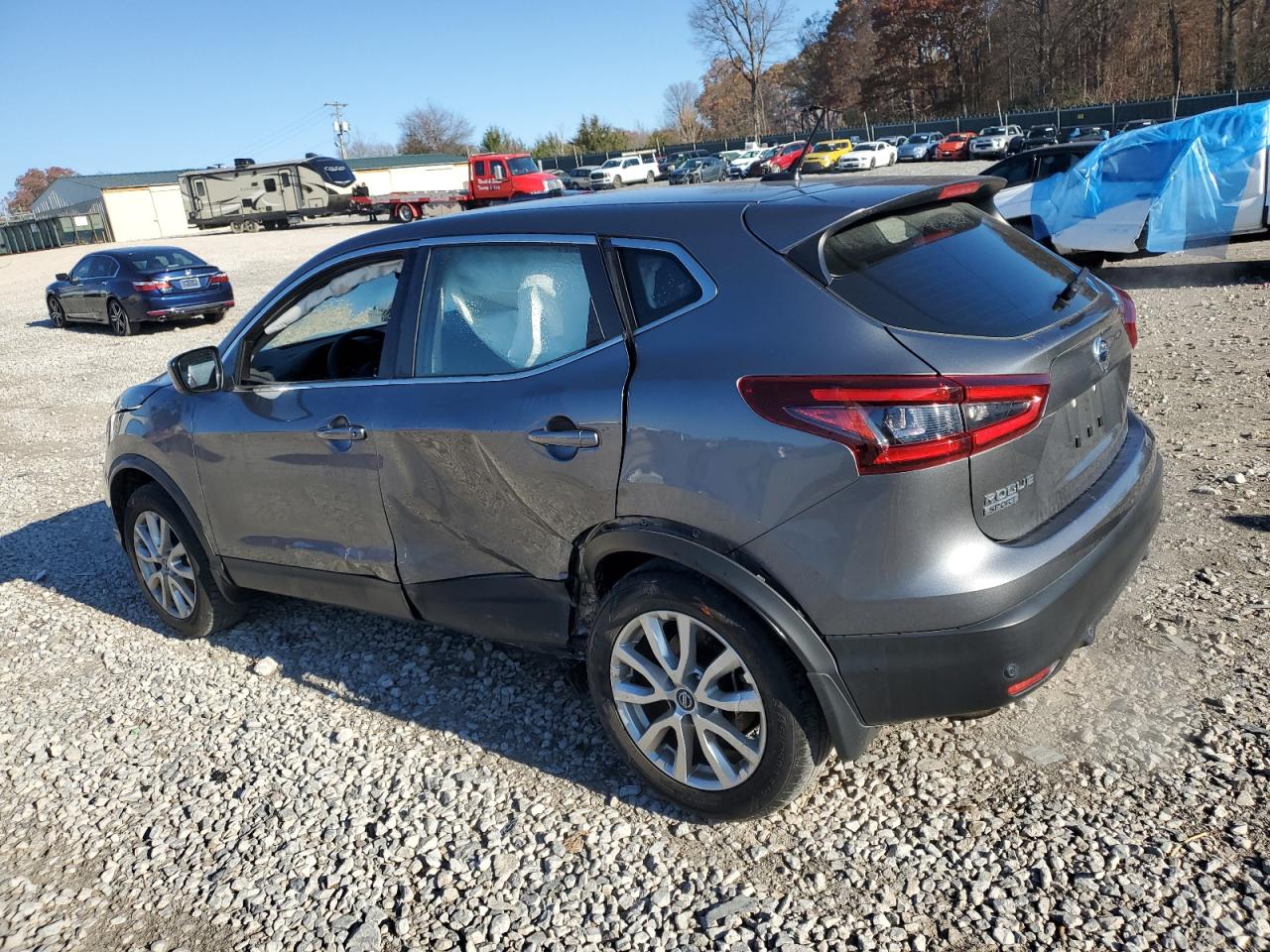 2021 Nissan Rogue VIN JN1BJ1AW6MW441068 Copart auction photo, side damage thumbnail 2