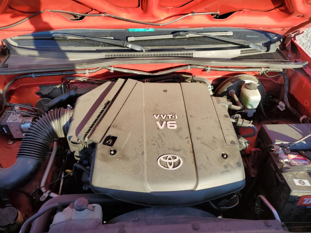 2008 Toyota Tacoma VIN 3TMJU62N28M049746 Copart auction photo, normal wear / minor dent/scratches damage thumbnail 11