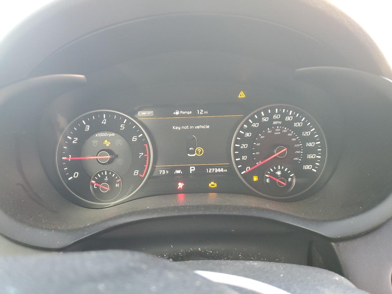 2018 KIA Stinger VIN KNAE55LC3J6016845 Copart auction photo, side / front end damage thumbnail 9