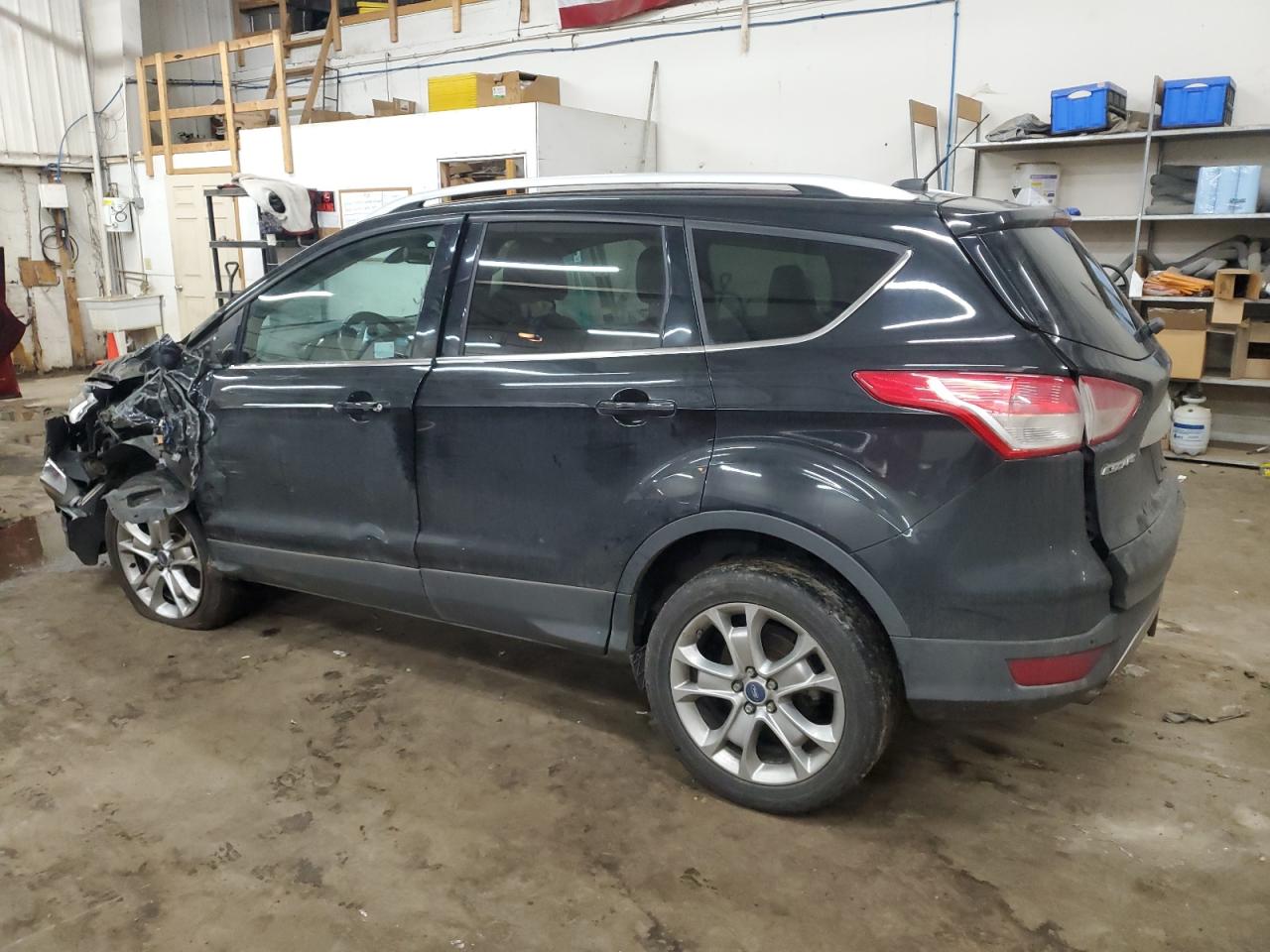 2014 Ford Escape VIN 1FMCU9J93EUA36117 Copart auction photo, front end / side damage thumbnail 2
