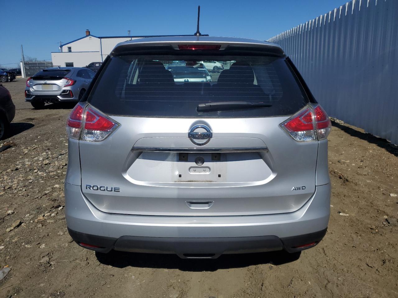 2016 Nissan Rogue VIN KNMAT2MV0GP631619 Copart auction photo, minor dent/scratches damage thumbnail 6