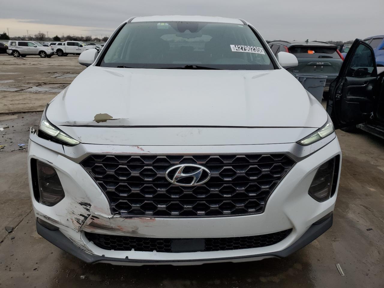 2020 Hyundai Santa Fe VIN 5NMS3CAD2LH176278 Copart auction photo, front end / minor dent/scratches damage thumbnail 5