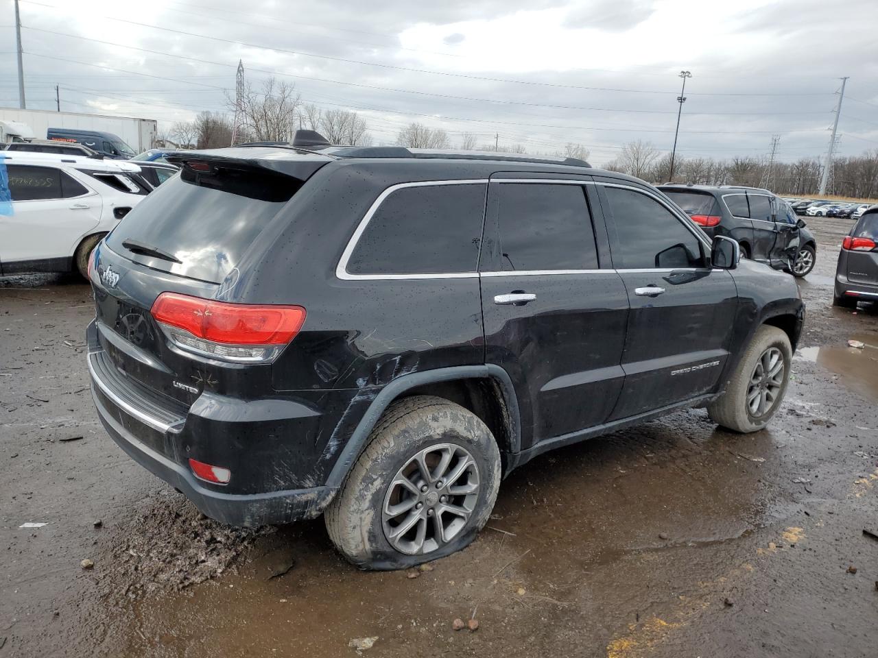 2014 Jeep Grand Cherokee VIN 1C4RJFBG2EC294590 Copart auction photo, rear end / front end damage thumbnail 3