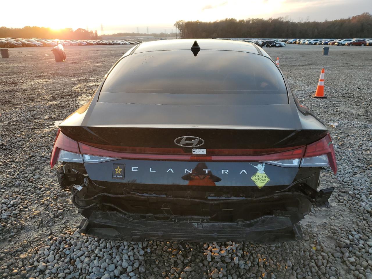 2024 Hyundai Elantra VIN KMHLS4DG8RU721089 Copart auction photo, front end / rear end damage thumbnail 6