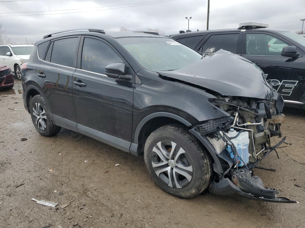 2017 Toyota RAV 4 VIN 2T3BFREV1HW677016 Copart auction photo, front end / mechanical damage thumbnail 4