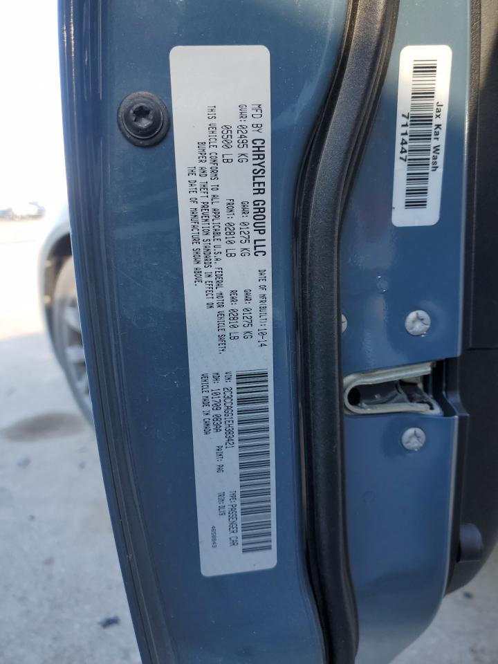 2014 Chrysler 300 VIN 2C3CCAGG1EH383421 Copart auction photo, minor dent/scratches damage thumbnail 12