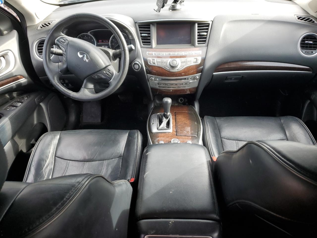 2014 Infiniti QX60 VIN 5N1CL0MM9EC512911 Copart auction photo, front end / side damage thumbnail 8