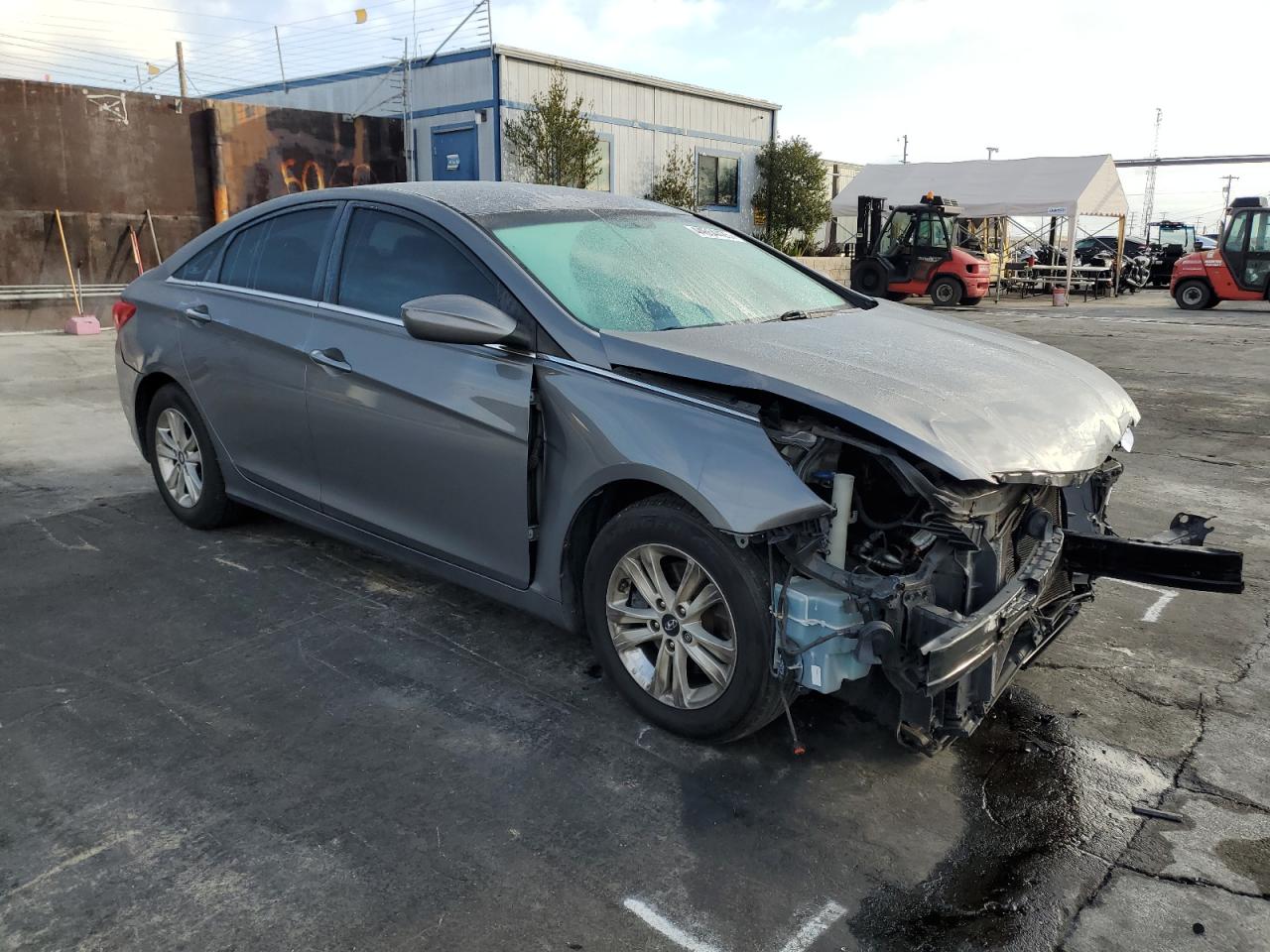 2013 Hyundai Sonata VIN 5NPEB4AC3DH724693 Copart auction photo, front end damage thumbnail 4