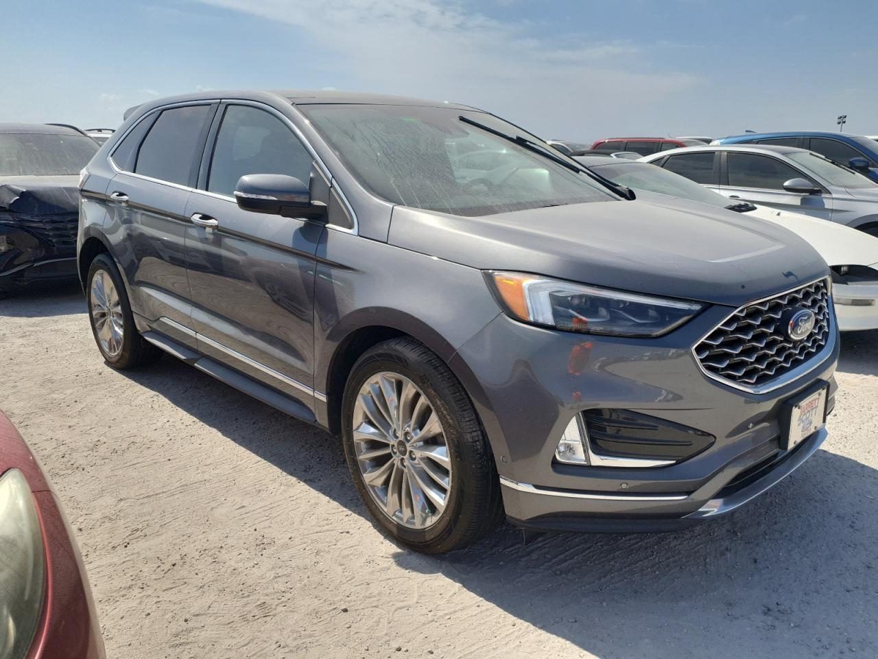 2022 Ford Edge VIN 2FMPK4K90NBA64150 Copart auction photo, water/flood damage thumbnail 4