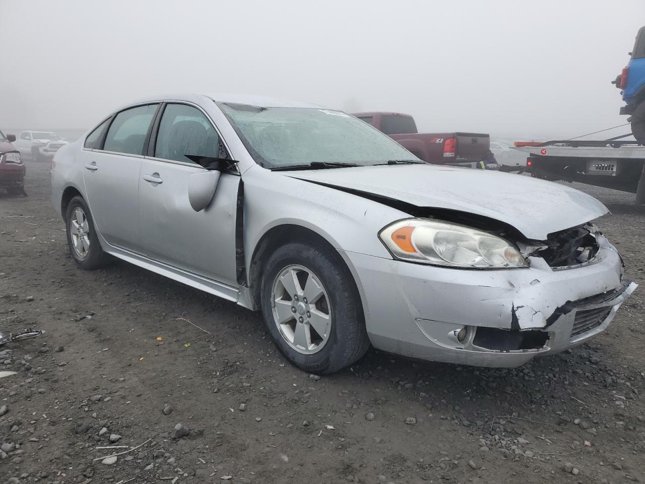 2010 Chevrolet Impala VIN 2G1WB5EN2A1168629 Copart auction photo, front end / side damage thumbnail 4