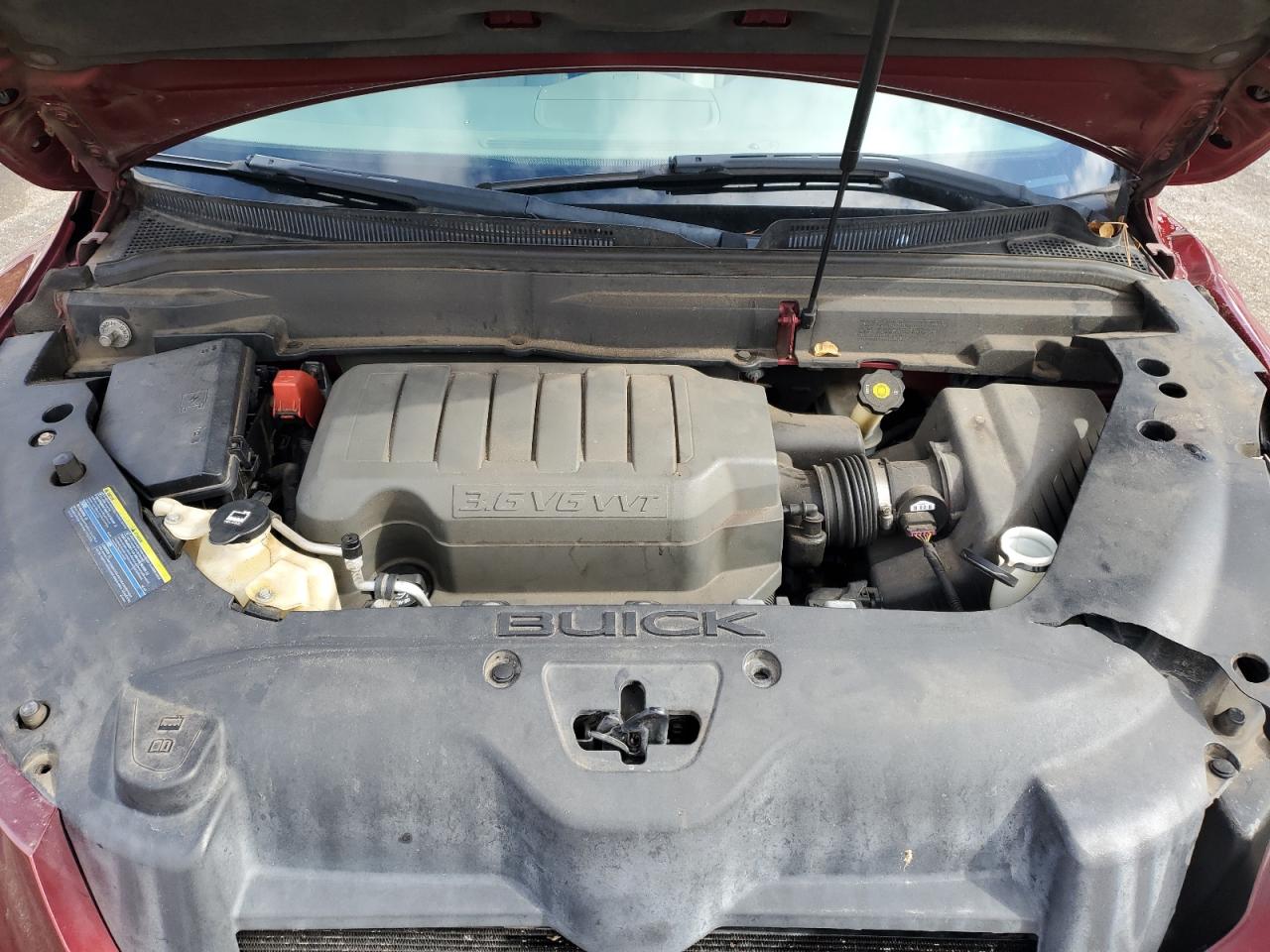2008 Buick Enclave VIN 5GAER23728J211921 Copart auction photo, side / front end damage thumbnail 12