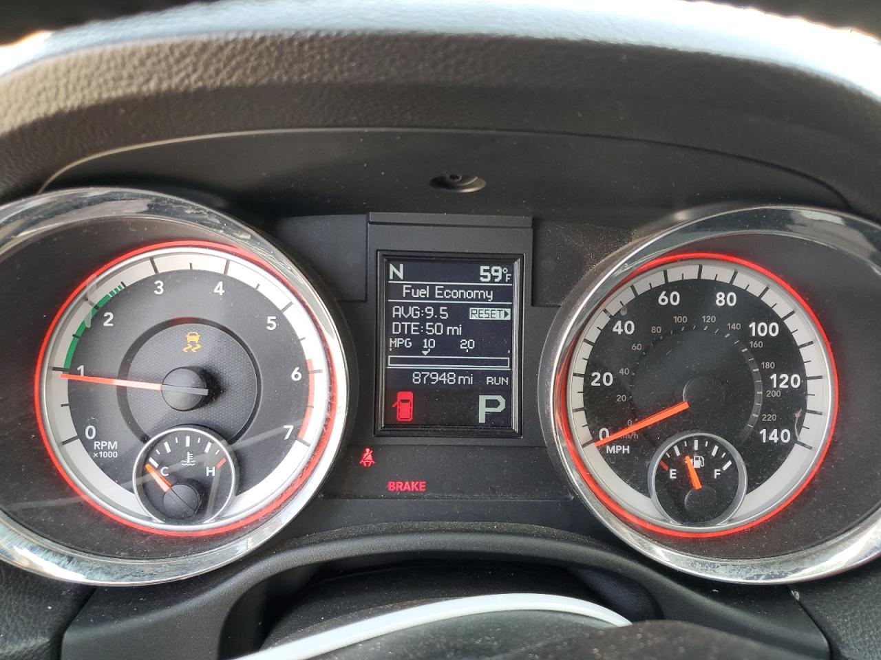 2012 Dodge Durango VIN 1C4SDJDT3CC329883 Copart auction photo, rear end / side damage thumbnail 9