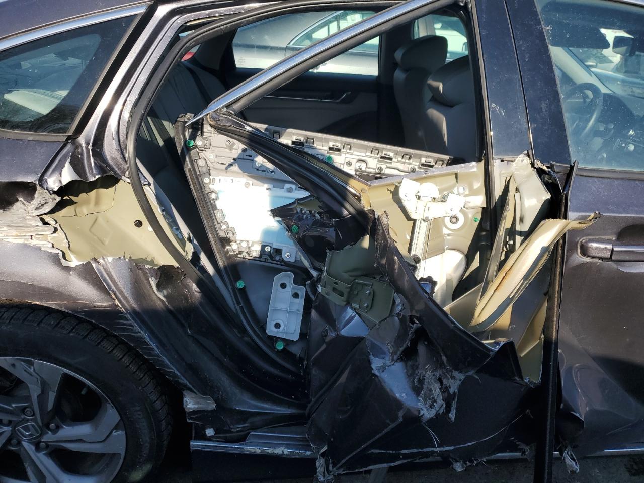 2018 Honda Accord VIN 1HGCV1F56JA127498 Copart auction photo, side damage thumbnail 10