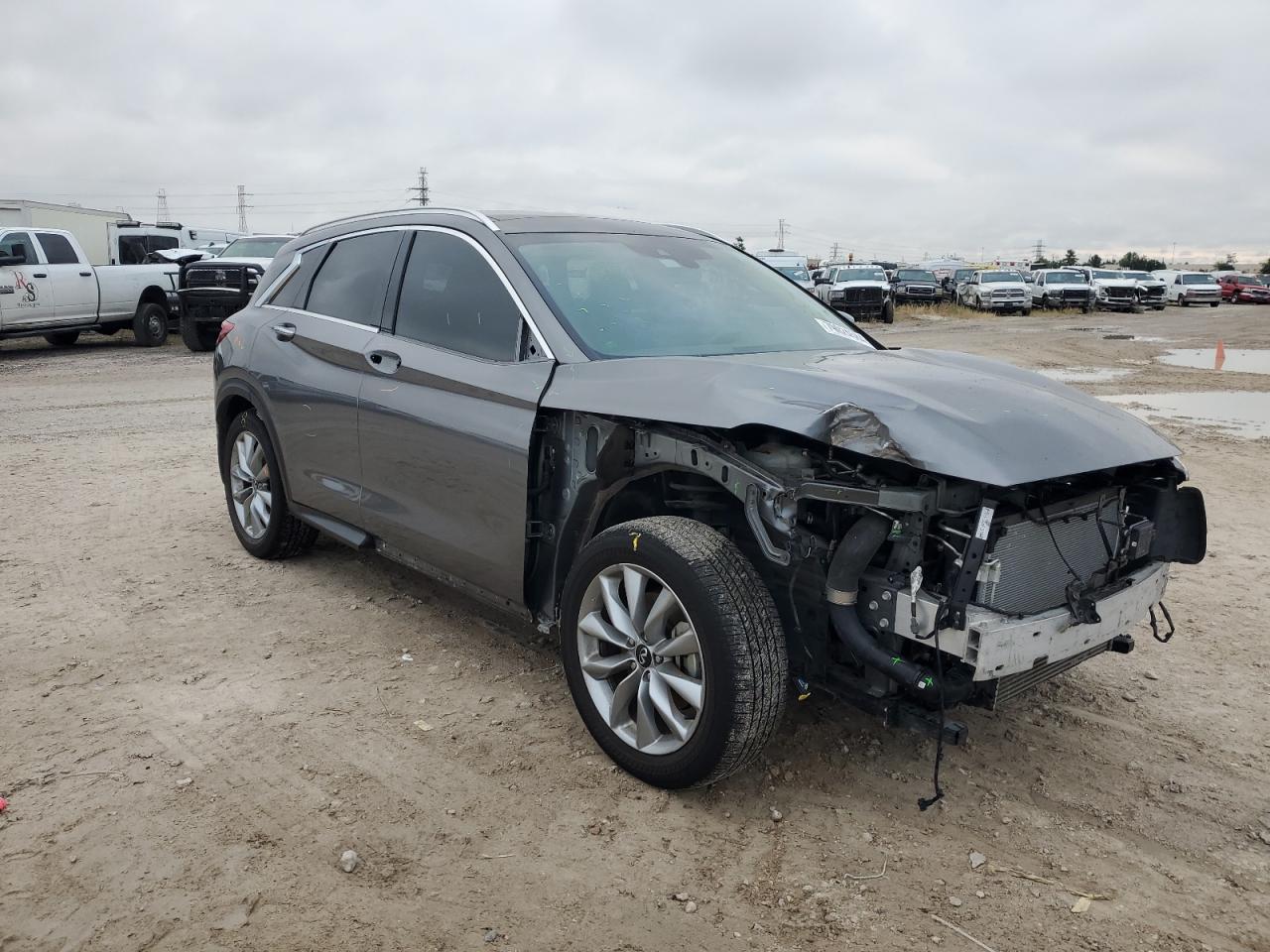 2021 Infiniti QX50 VIN 3PCAJ5BA5MF122381 Copart auction photo, front end damage thumbnail 5
