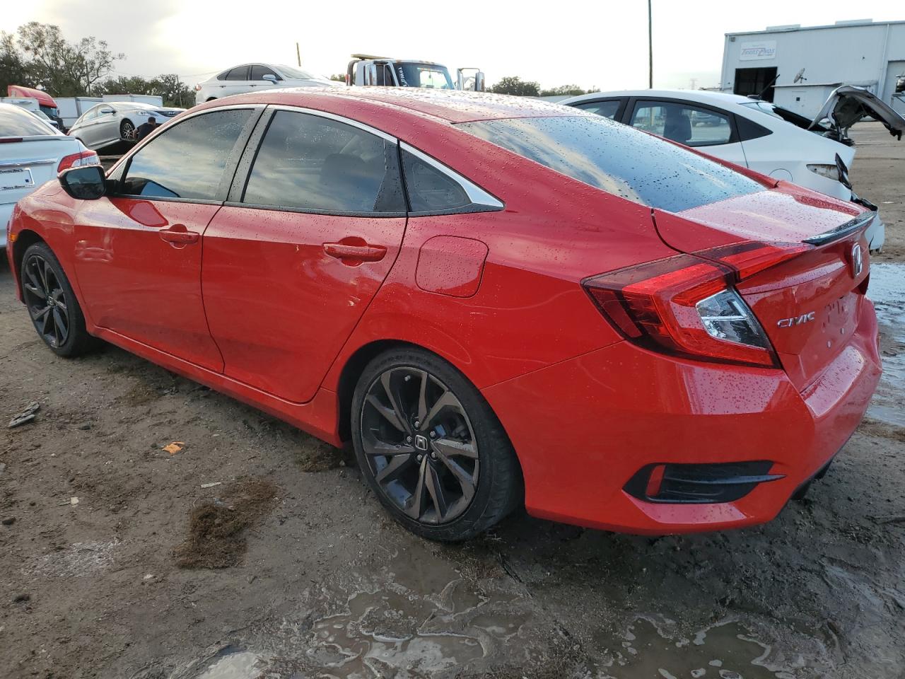 2021 Honda Civic VIN 2HGFC2F85MH507439 Copart auction photo, all over damage thumbnail 2