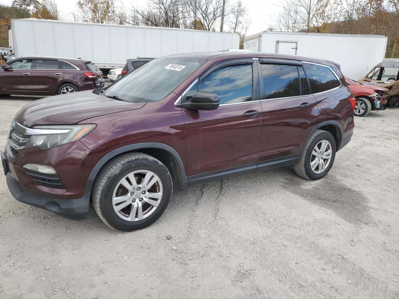 2016 Honda Pilot VIN 5FNYF6H14GB099578