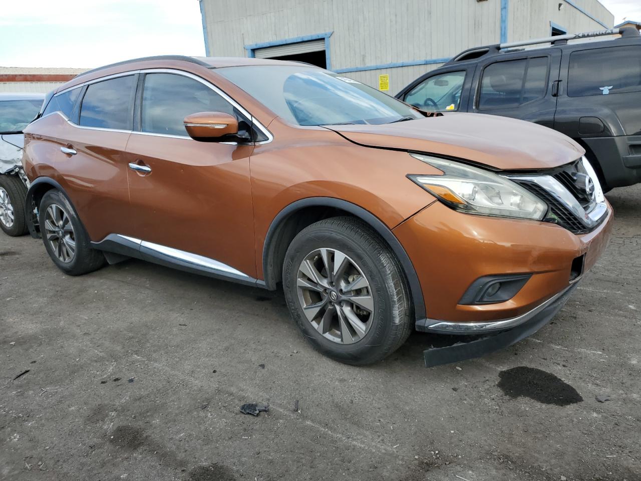 2015 Nissan Murano VIN 5N1AZ2MG8FN251255 Copart auction photo, rear end / front end damage thumbnail 4