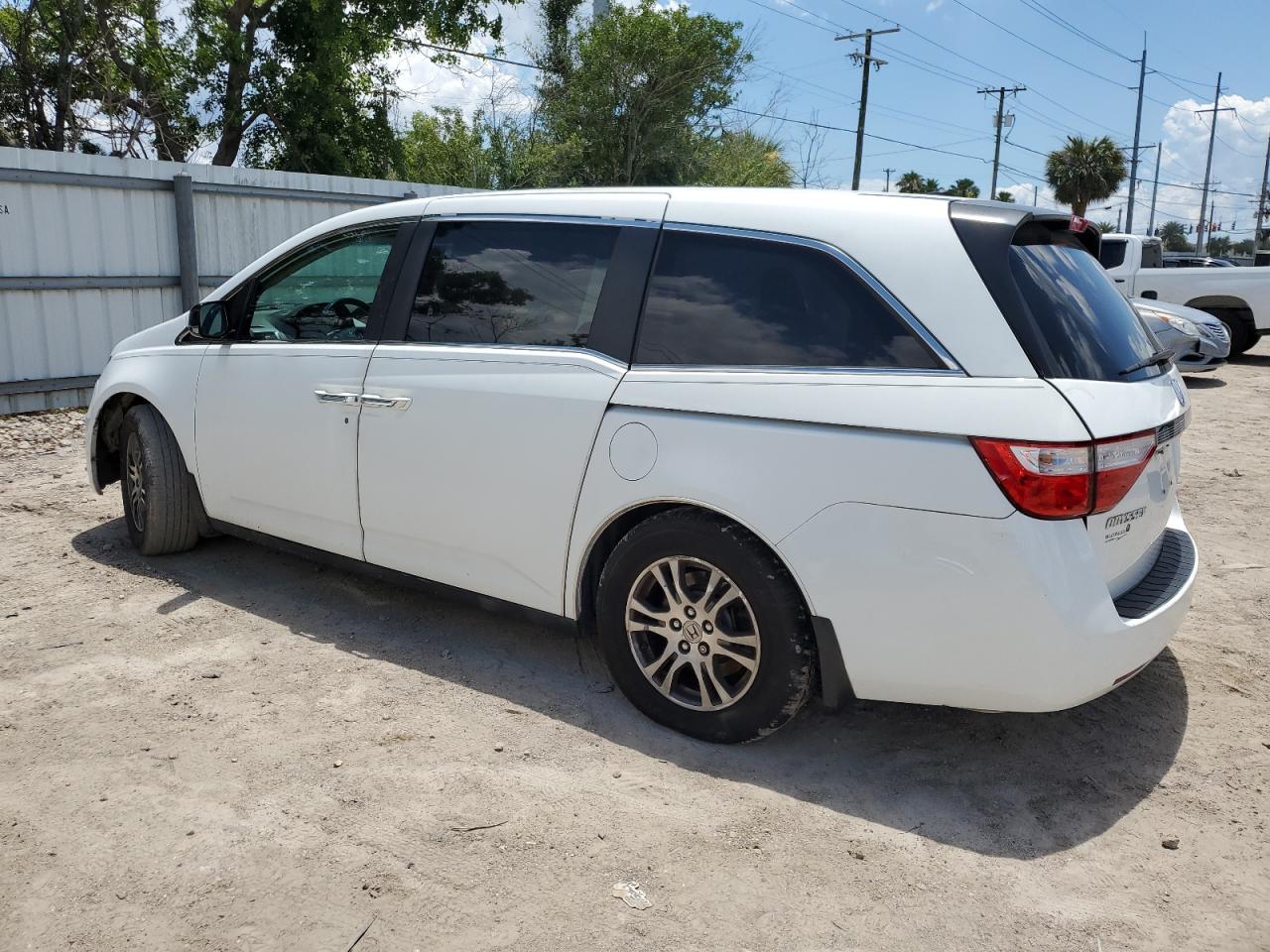 2012 Honda Odyssey VIN 5FNRL5H63CB066889 Copart auction photo, rear end damage thumbnail 2