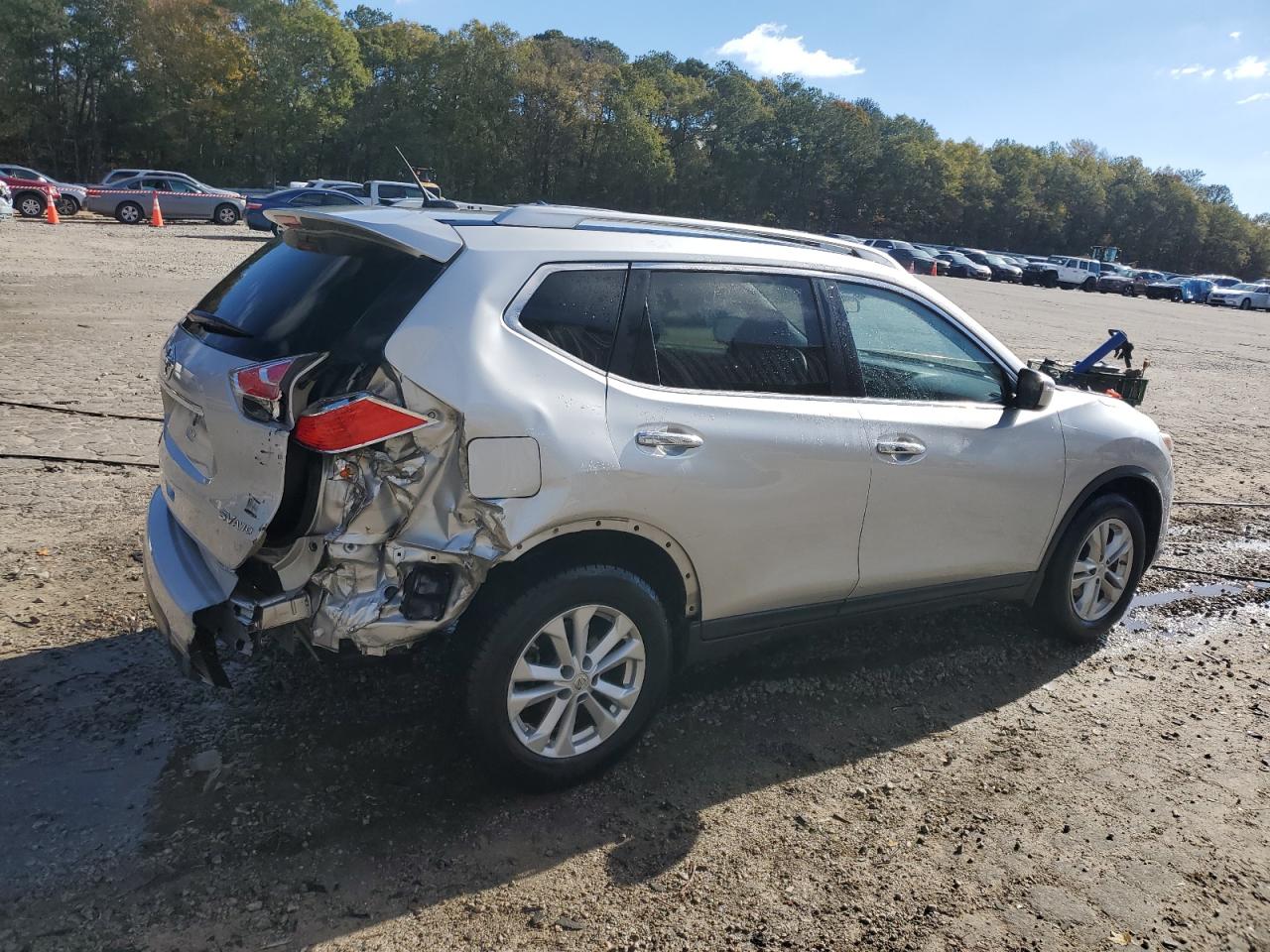 2015 Nissan Rogue VIN KNMAT2MV0FP548478 Copart auction photo, rear end damage thumbnail 3