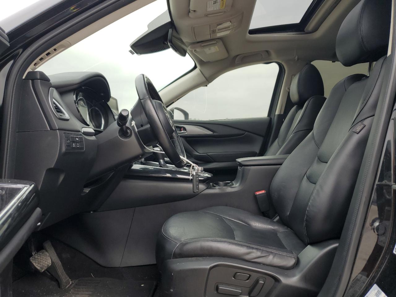 2019 Mazda CX-9 VIN JM3TCBCY8K0303314 Copart auction photo, undercarriage / front end damage thumbnail 7