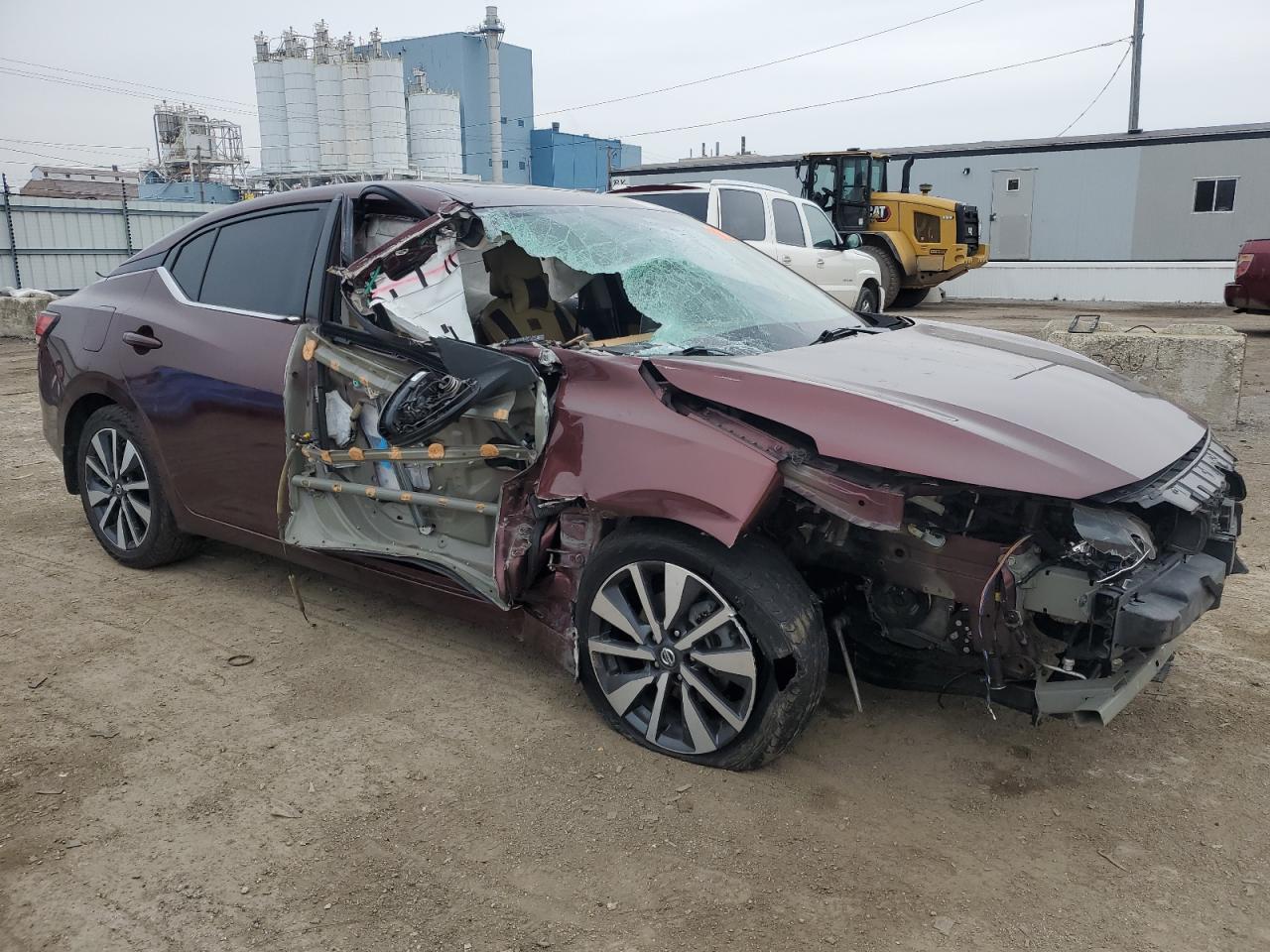 2020 Nissan Sentra VIN 3N1AB8CV7LY277956 Copart auction photo, all over damage thumbnail 4