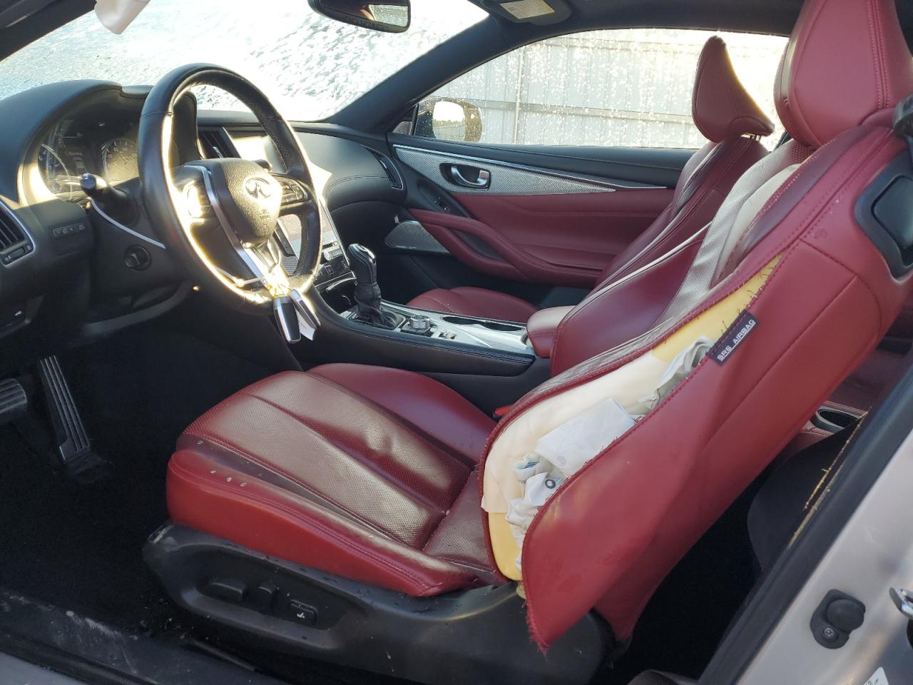 2017 Infiniti Q60 VIN JN1FV7EL4HM700456 Copart auction photo, side damage thumbnail 7