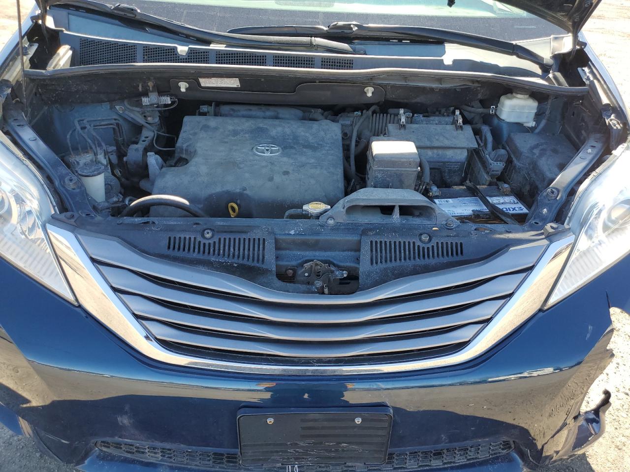 2012 Toyota Sienna VIN 5TDDK3DC4CS030461 Copart auction photo, rear end / side damage thumbnail 12