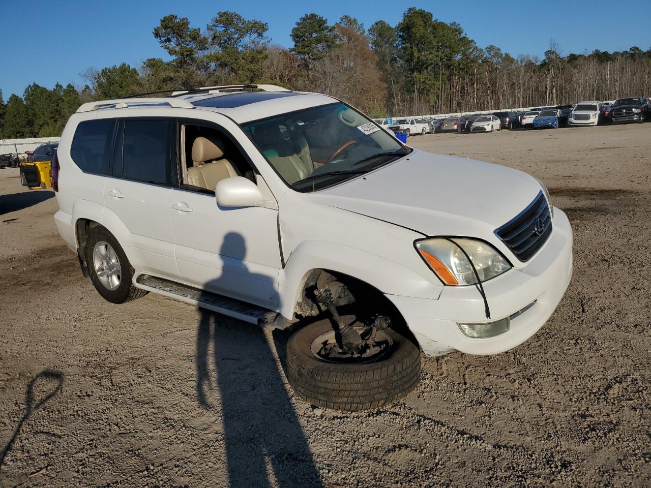 2007 Lexus GX VIN JTJBT20XX70141657 Copart auction photo, front end damage thumbnail 4