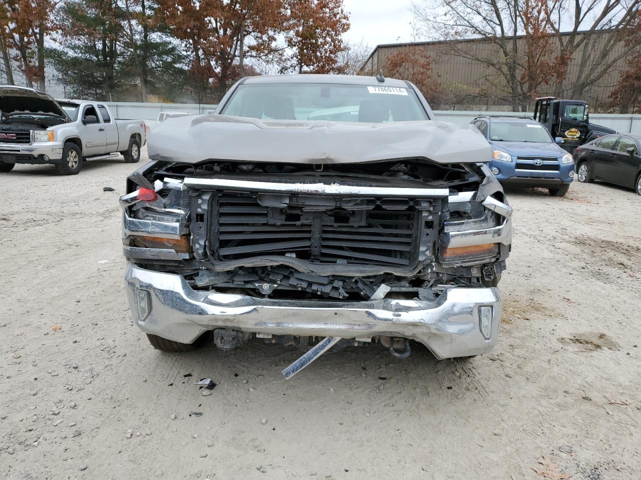 2017 Chevrolet Silverado VIN 1GCVKREC7HZ165929 Copart auction photo, front end damage thumbnail 5